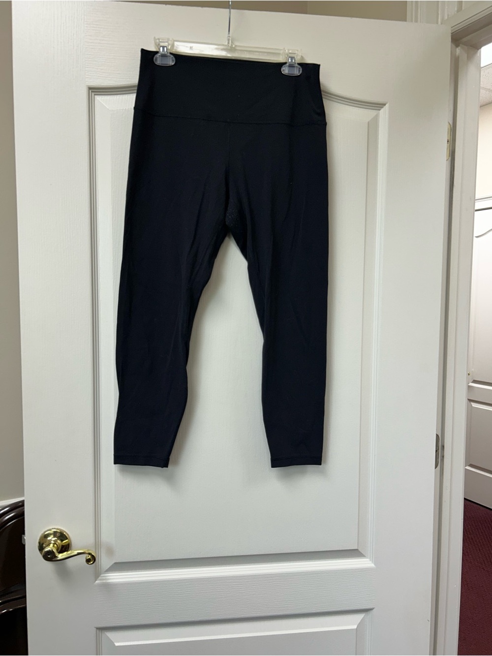 lululemon athletica Black Crop High-Rise Leggings 25”
